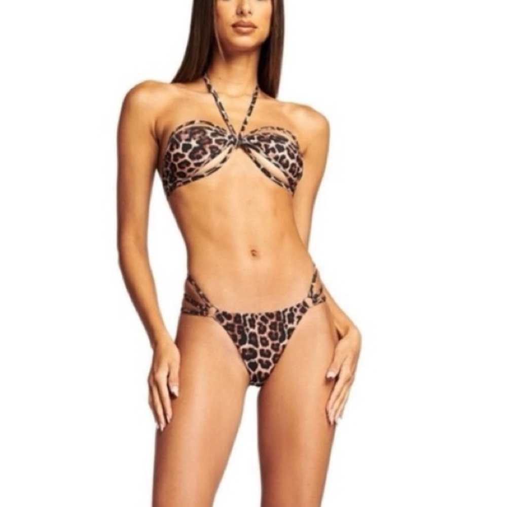 I.AM.GIA Leopard Print Bikini